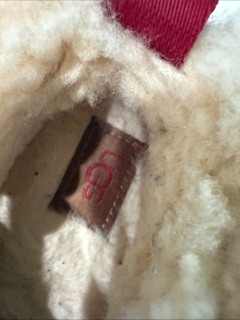 Ugg sherpa  Slip-On Clogs in Cream - Picture 2 of 7